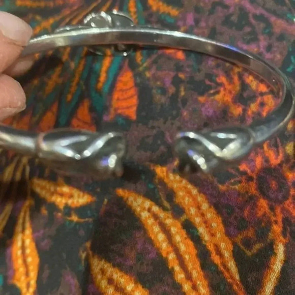 Vintage Handmade 925 Stamp Bracelet for Women Couples New - Picture 6 of 8